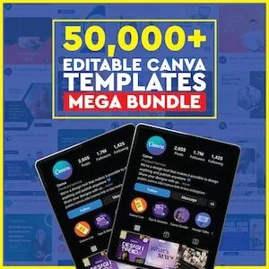 Canva Editable Template Bundle